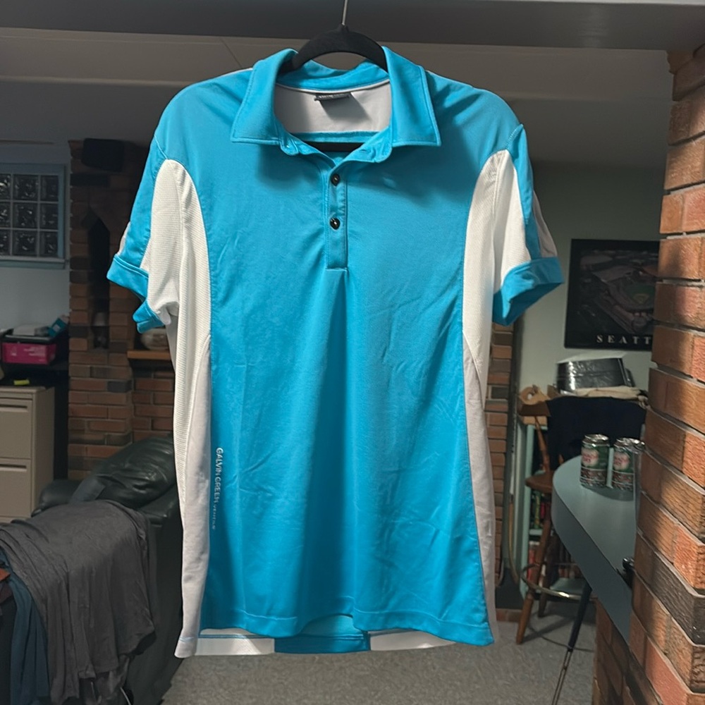 Galvin green golf shirt